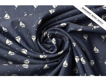 Bedruckte Jeans Marlijn Dunkelblau