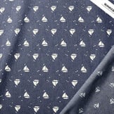 Bedruckte Jeans Marlijn Dunkelblau