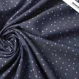 Bedrukte Jeans Sterren Donker Blauw