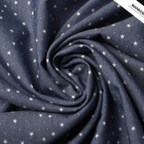 Printed Jeans Stars Dark Blue