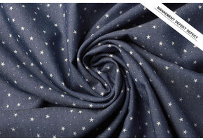 Bedrukte Jeans Sterren Donker Blauw
