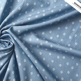 Bedrukte Jeans Margarita Licht Blauw