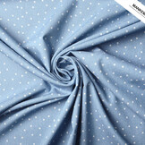 Bedrukte Jeans Sterren Licht Blauw