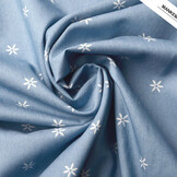 Bedrukte Jeans Puck Licht Blauw