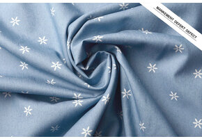 Bedruckte Jeans Puck Hellblau