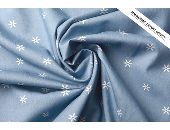 Bedrukte Jeans Puck Licht Blauw