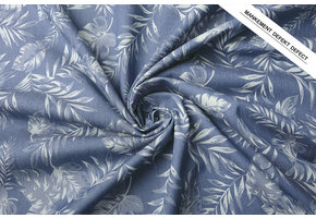 Bedruckte Jeans Macy Hellblau