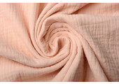 Double Gauze Fabric Peach