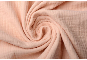 Double Gauze Fabric Peach