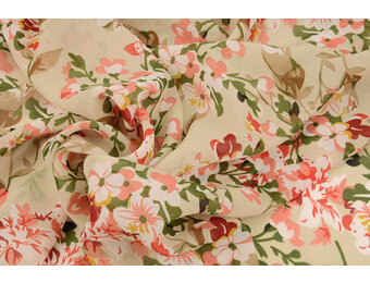 Chiffon Printed Aafke Light Old Green