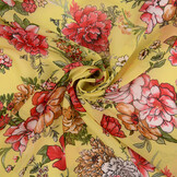 Chiffon Bedruckt Keet Gelb