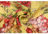 Chiffon Printed Keet Yellow