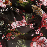 Chiffon Printed Keet Black