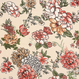 Chiffon Printed Keet Creme