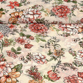 Chiffon Bedruckt Keet Creme