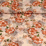 Chiffon Bedrukt Bregje Creme