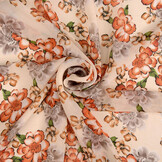 Chiffon Bedrukt Bregje Creme