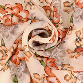 Chiffon Printed Bregje Creme