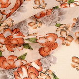 Chiffon Bedruckt Bregje Creme