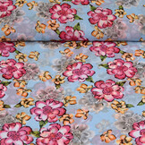 Chiffon Printed Bregje Blue