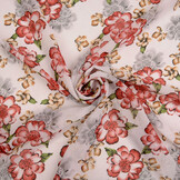 Chiffon Bedrukt Bregje Wit