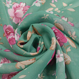 Chiffon Printed Froukje Mint Green