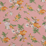 Chiffon Bedruckt Ciska Rosa