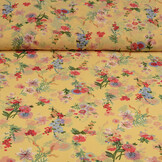 Chiffon Bedrukt Heidi Geel