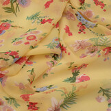 Chiffon Bedruckt Heidi Gelb