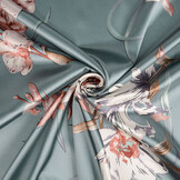 Stretch Satin Bedruckt Blumen Marylou Jeans