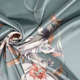 Stretch Satin Bedruckt Blumen Marylou Jeans