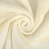 Embroidered Double Gauze Fabric Creme