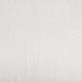 Embroidered Double Gauze Fabric White