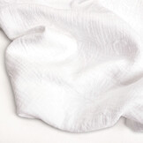 Bestickte Baumwolle Musselin Stoff  Weiß