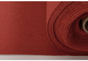 Koreanischer Filz 1 mm Rot - 90 cm Breit