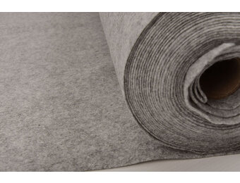 Korean Felt 1 mm Grey Melange - 90 cm Wide