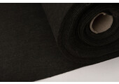 Koreanischer Filz 1 mm Schwarz Melange - 90 cm Breit