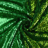 Reversible Sequin Fabric Green-Moss Green