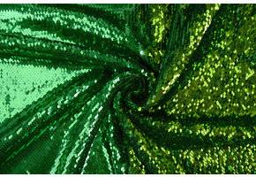 Reversible Sequin Fabric Green-Moss Green