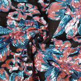 Sequins on Mesh Luenna