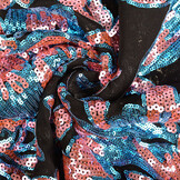 Sequins on Mesh Luenna