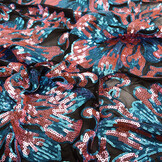 Sequins on Mesh Luenna