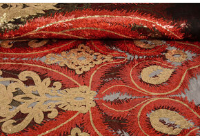 Sequins on Mesh Vienna