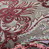 Pailletten op Mesh Ximena Multi 1