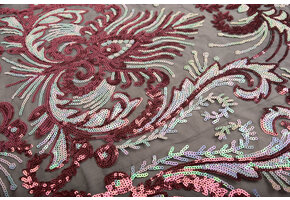 Sequins on Mesh Ximena Multi 1