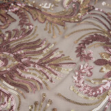 Pailletten op Mesh Ximena Multi 2