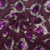 Sequins on Mesh Ziva