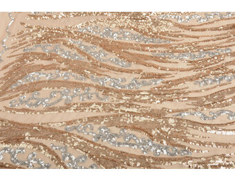 Pailletten op Mesh Lorianne