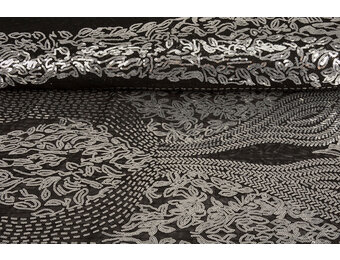 Pailletten auf Netz Florena