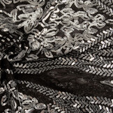 Sequins on Mesh Florena